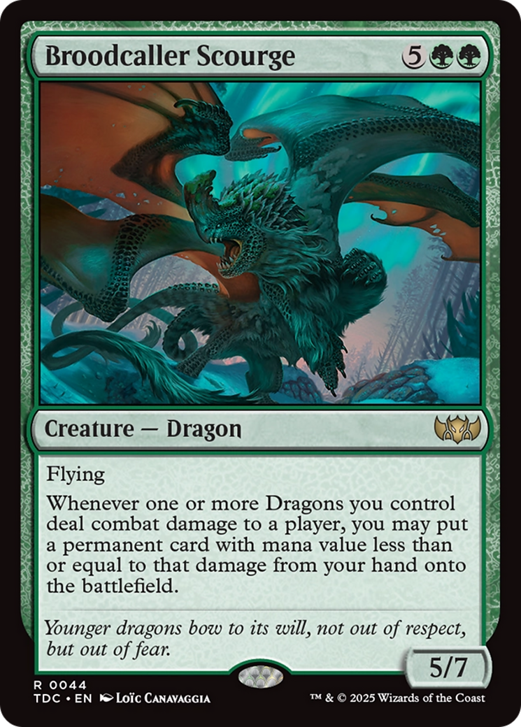 Broodcaller Scourge [Tarkir: Dragonstorm Commander] | Shuffle n Cut Hobbies & Games
