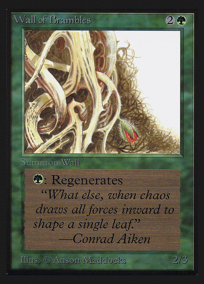 Wall of Brambles [Collectors' Edition] | Shuffle n Cut Hobbies & Games