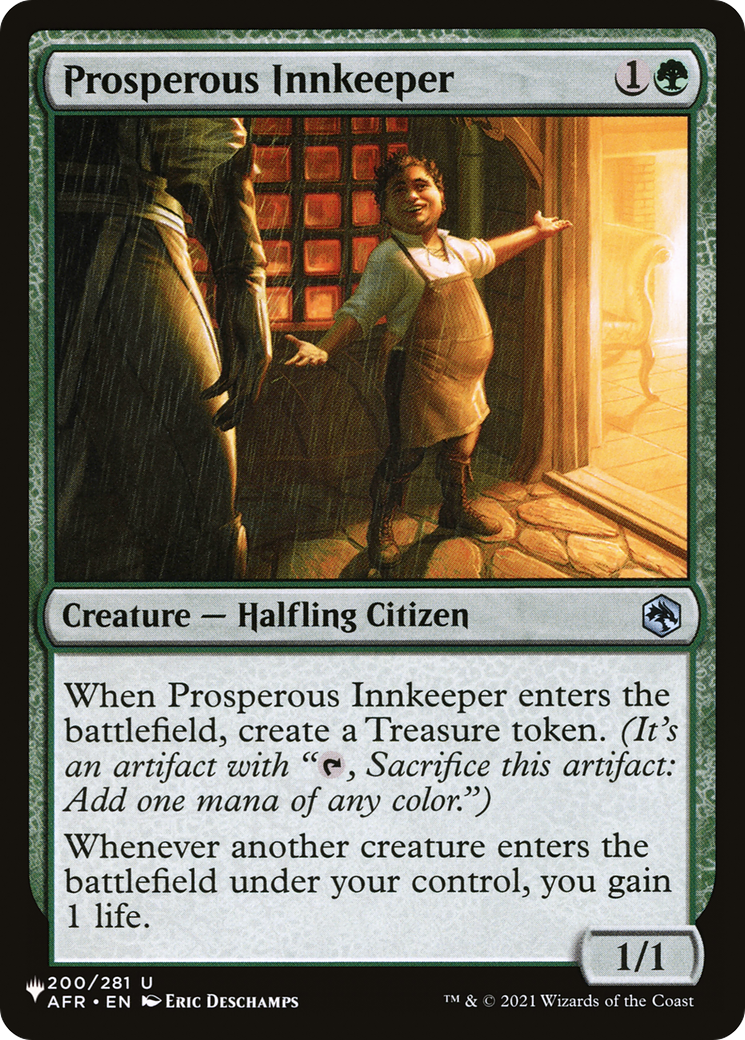 Prosperous Innkeeper [The List] | Shuffle n Cut Hobbies & Games