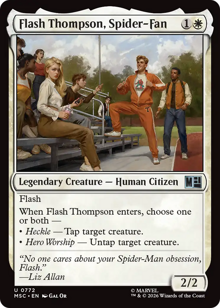Flash Thompson, Spider-Fan [Marvel Super Heroes Commander] | Shuffle n Cut Hobbies & Games