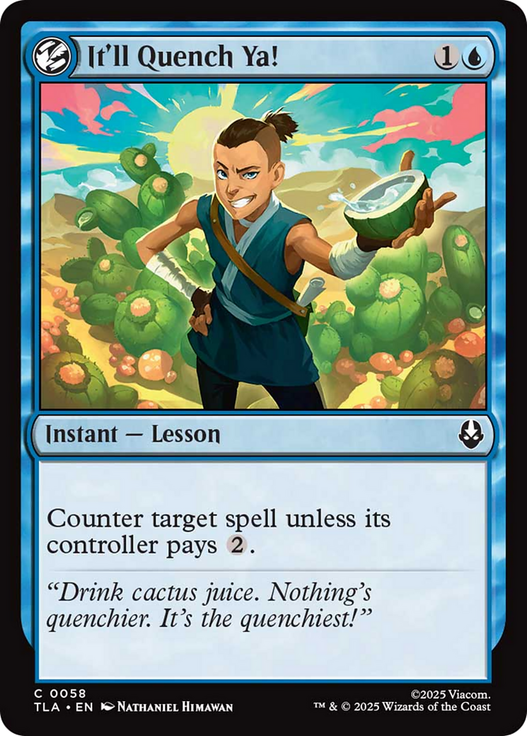 It'll Quench Ya! [Avatar: The Last Airbender] | Shuffle n Cut Hobbies & Games