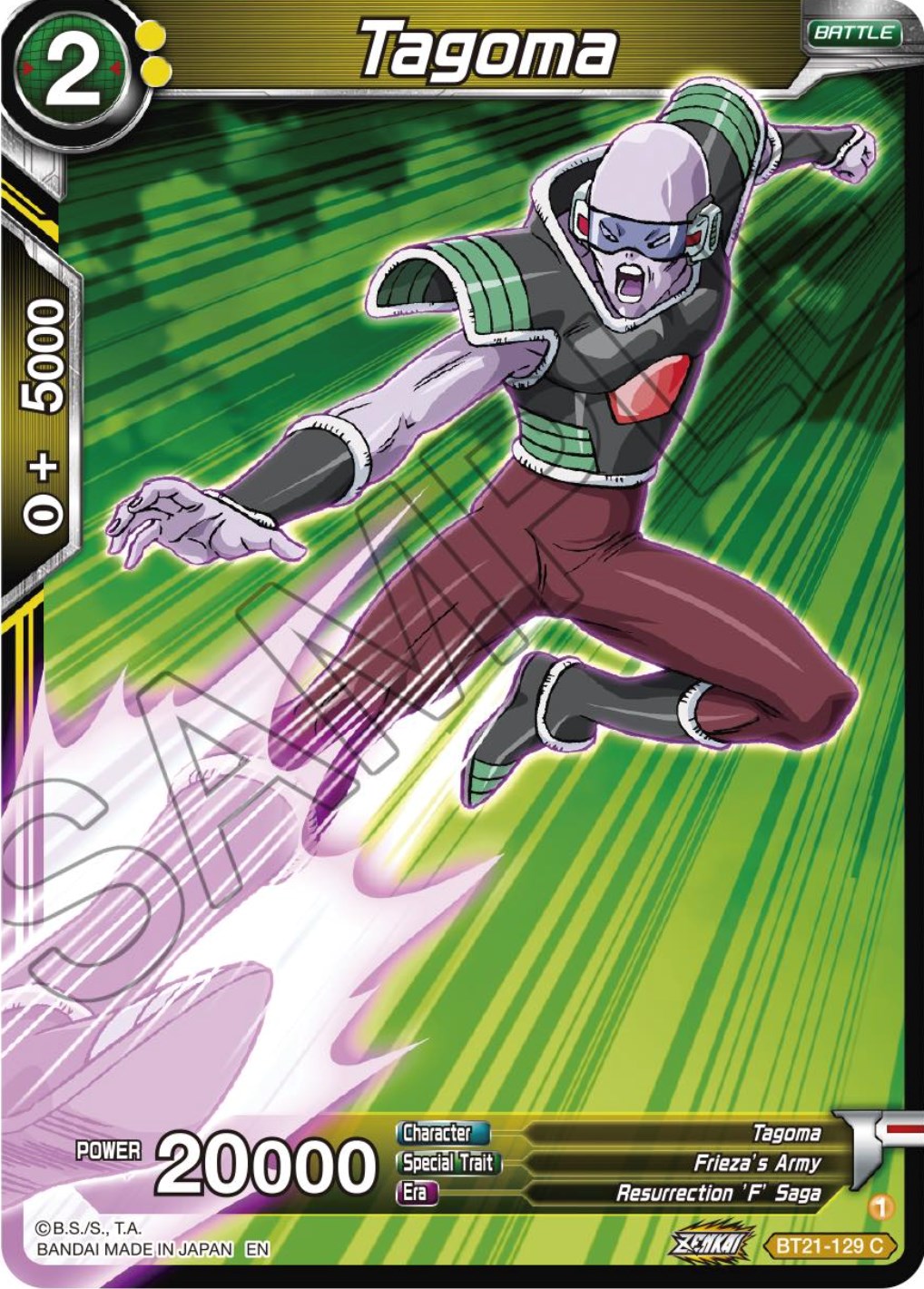 Tagoma (BT21-129) [Wild Resurgence] | Shuffle n Cut Hobbies & Games