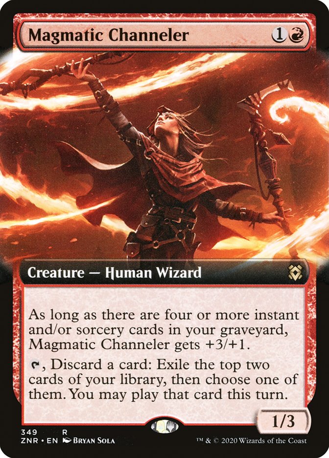 Magmatic Channeler (Extended Art) [Zendikar Rising] | Shuffle n Cut Hobbies & Games