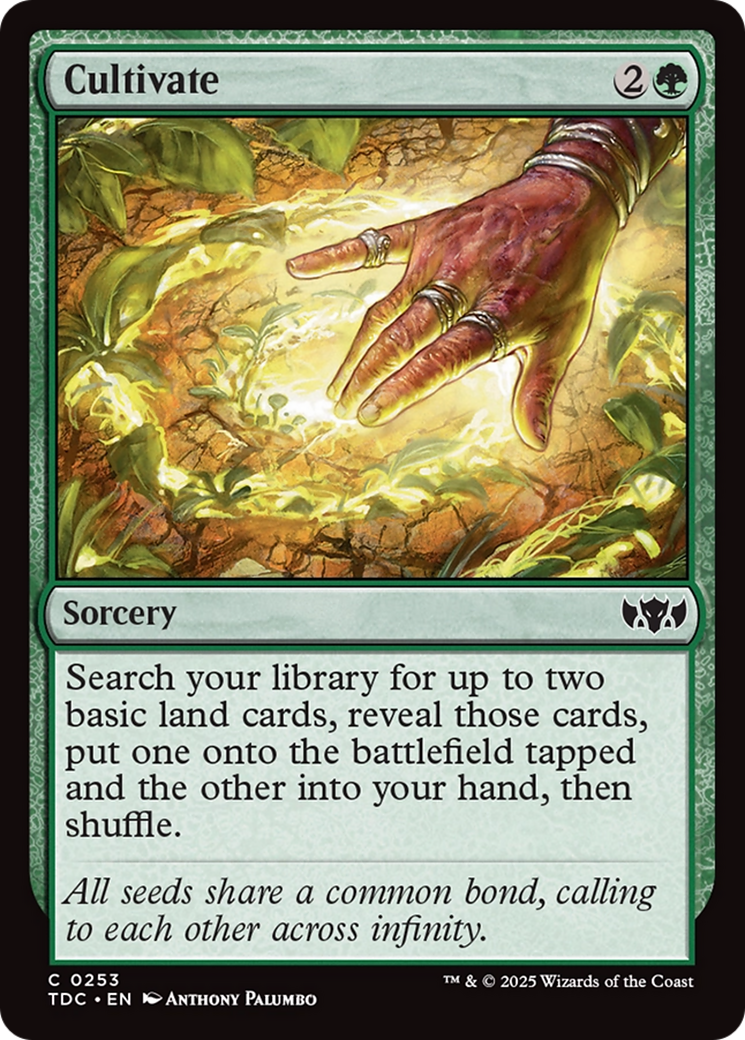 Cultivate [Tarkir: Dragonstorm Commander] | Shuffle n Cut Hobbies & Games