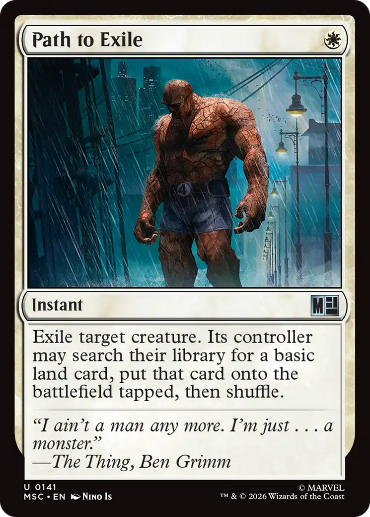 Path to Exile (Surge Foil) [Marvel Super Heroes Commander] | Shuffle n Cut Hobbies & Games