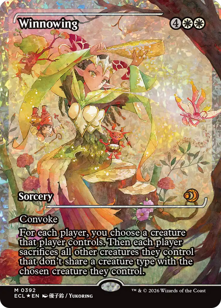 Winnowing (Showcase) (Fracture Foil) [Lorwyn Eclipsed] | Shuffle n Cut Hobbies & Games