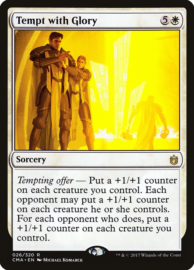 Tempt with Glory [Commander Anthology] | Shuffle n Cut Hobbies & Games
