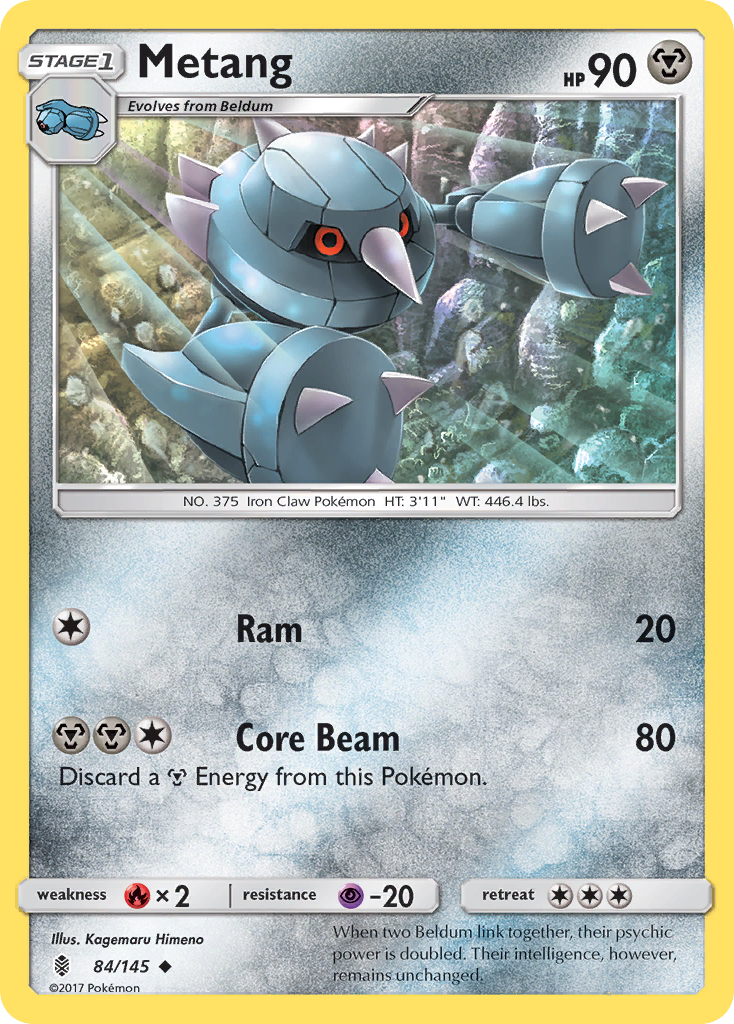 Metang (84/145) [Sun & Moon: Guardians Rising] | Shuffle n Cut Hobbies & Games
