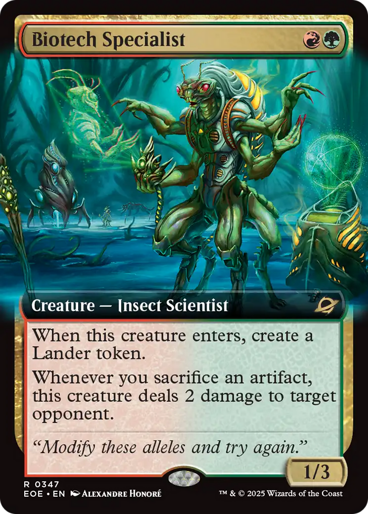 Biotech Specialist (Extended Art) [Edge of Eternities] | Shuffle n Cut Hobbies & Games