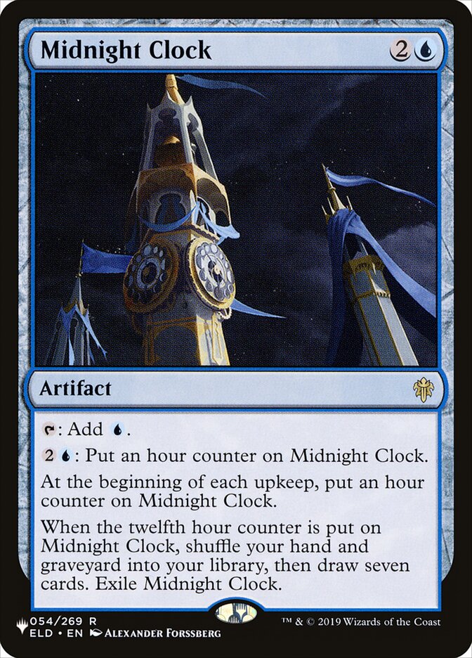 Midnight Clock [The List] | Shuffle n Cut Hobbies & Games