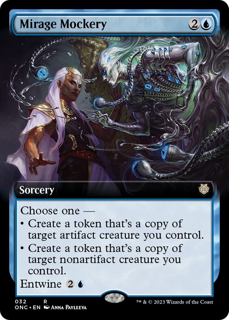 Mirage Mockery (Extended Art) [Phyrexia: All Will Be One Commander] | Shuffle n Cut Hobbies & Games
