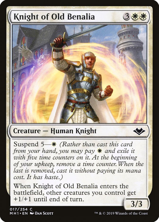Knight of Old Benalia [Modern Horizons] | Shuffle n Cut Hobbies & Games