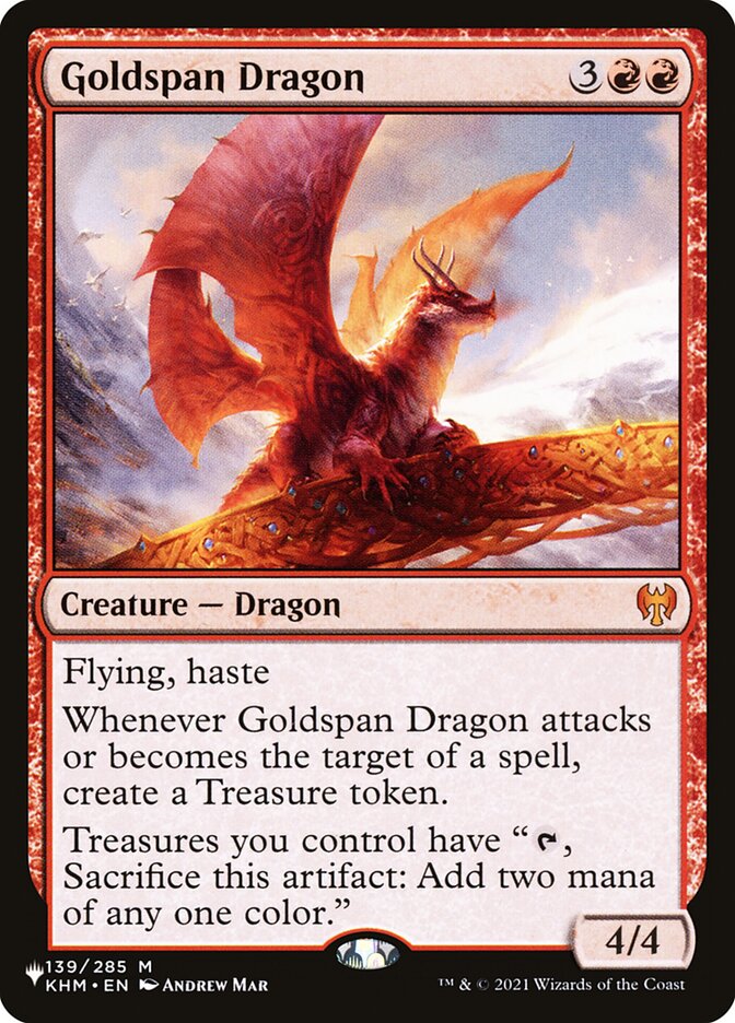 Goldspan Dragon [The List] | Shuffle n Cut Hobbies & Games