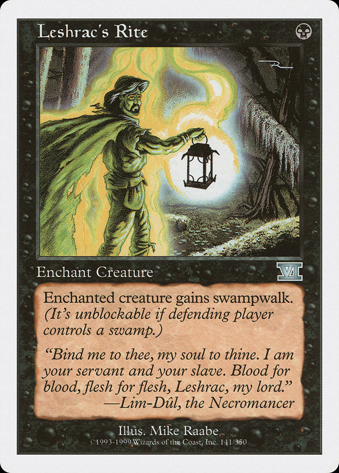 Leshrac's Rite [Classic Sixth Edition] | Shuffle n Cut Hobbies & Games