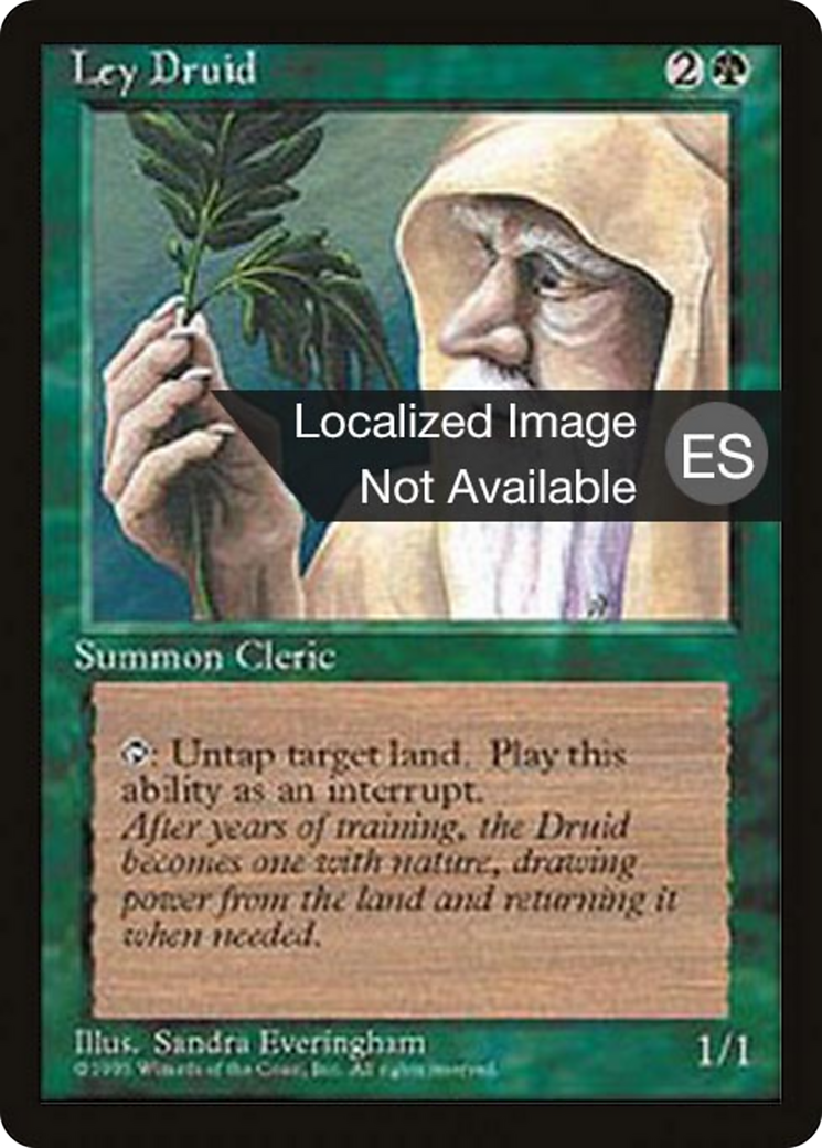 Ley Druid [Fourth Edition Foreign Black Border] | Shuffle n Cut Hobbies & Games