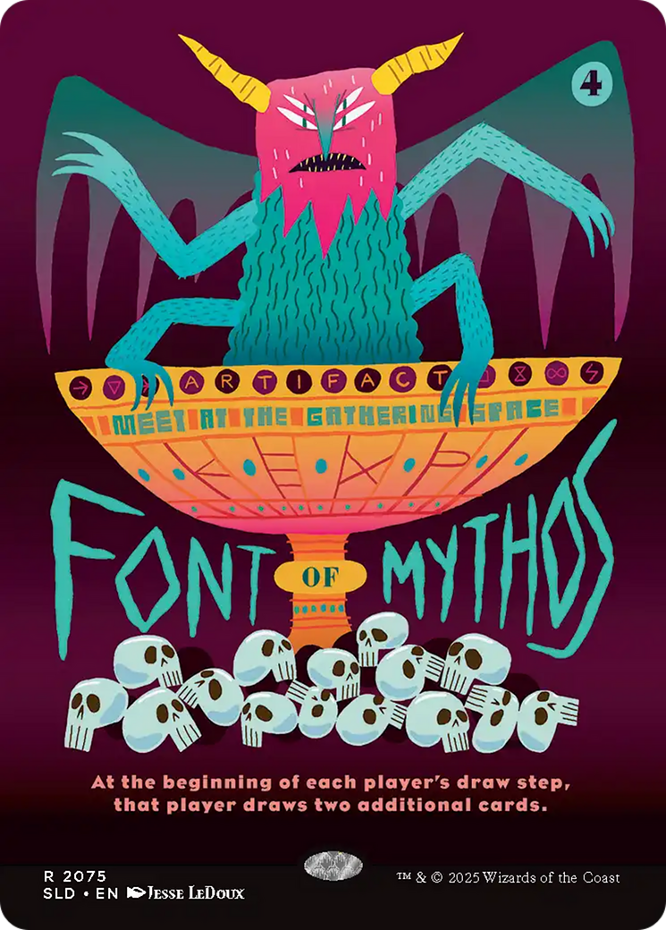 Font of Mythos (Rainbow Foil) [Secret Lair Drop Series] | Shuffle n Cut Hobbies & Games