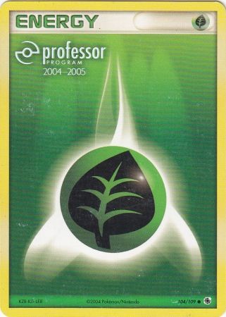 Grass Energy (104/109) (2004 2005) [Professor Program Promos] | Shuffle n Cut Hobbies & Games