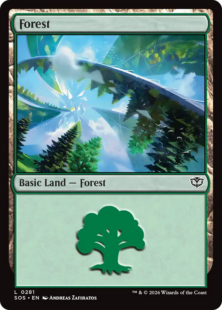 Forest (0281) [Secrets of Strixhaven] | Shuffle n Cut Hobbies & Games