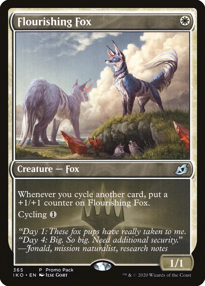 Flourishing Fox (Promo Pack) [Ikoria: Lair of Behemoths Promos] | Shuffle n Cut Hobbies & Games