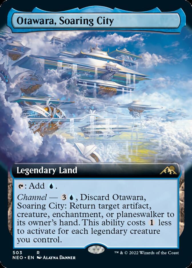 Otawara, Soaring City (Extended Art) [Kamigawa: Neon Dynasty] | Shuffle n Cut Hobbies & Games