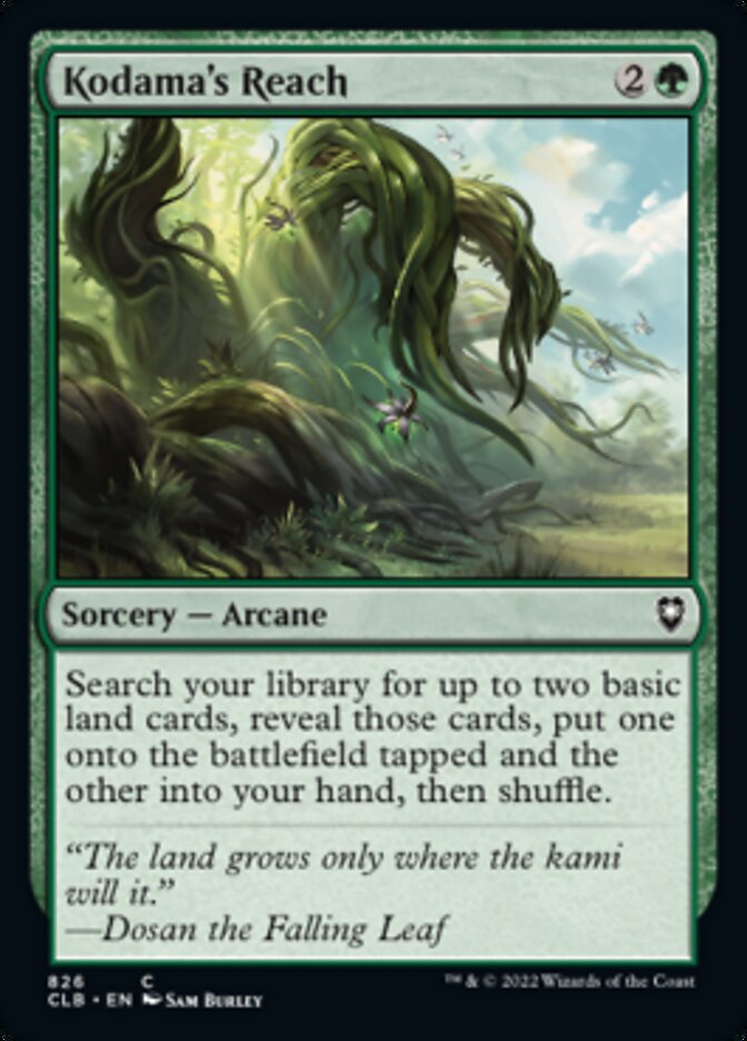 Kodama's Reach [Commander Legends: Battle for Baldur's Gate] | Shuffle n Cut Hobbies & Games