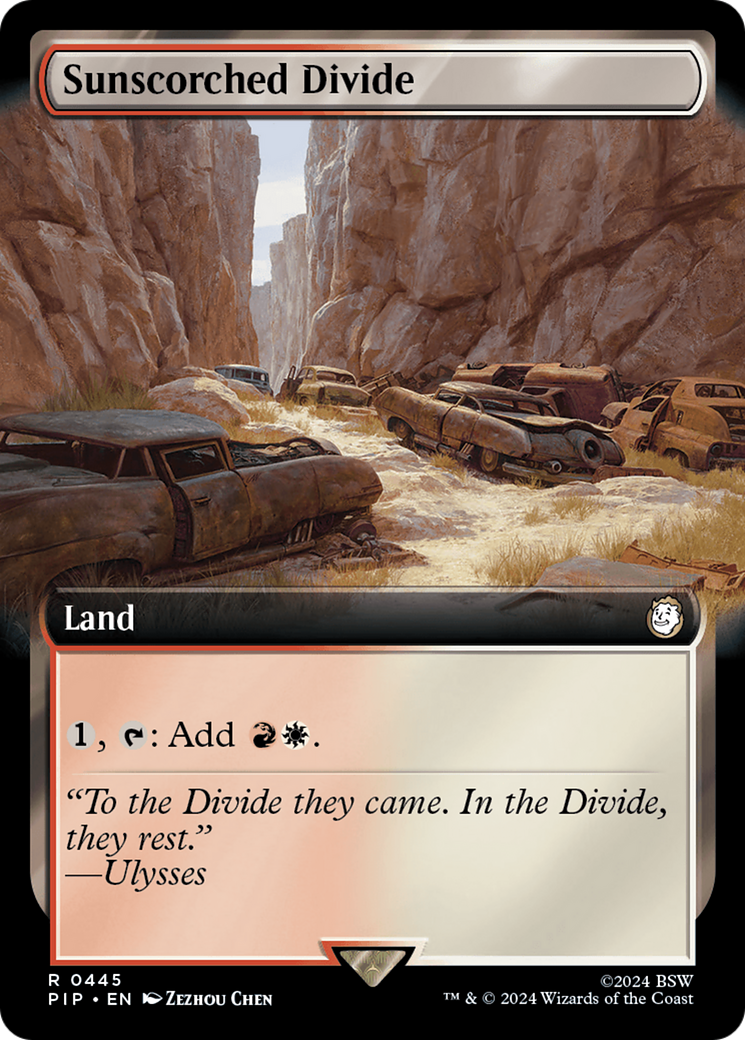 Sunscorched Divide (Extended Art) [Fallout] | Shuffle n Cut Hobbies & Games