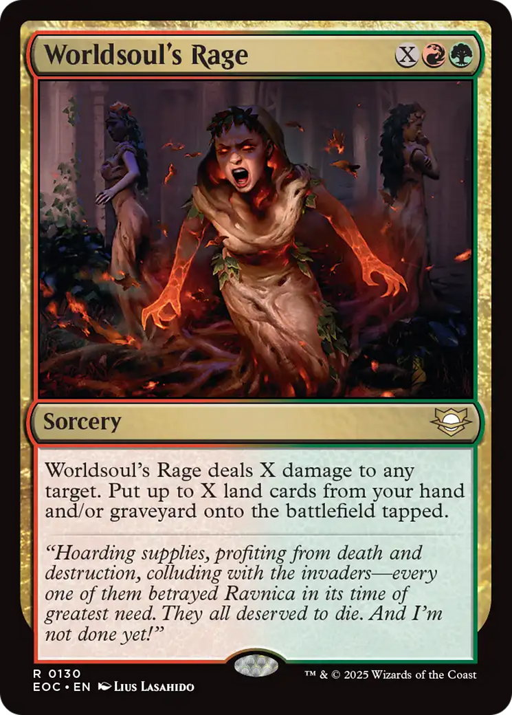 Worldsoul's Rage [Edge of Eternities Commander] | Shuffle n Cut Hobbies & Games