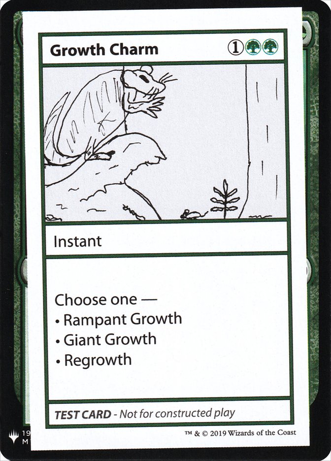 Growth Charm [Mystery Booster Playtest Cards] | Shuffle n Cut Hobbies & Games