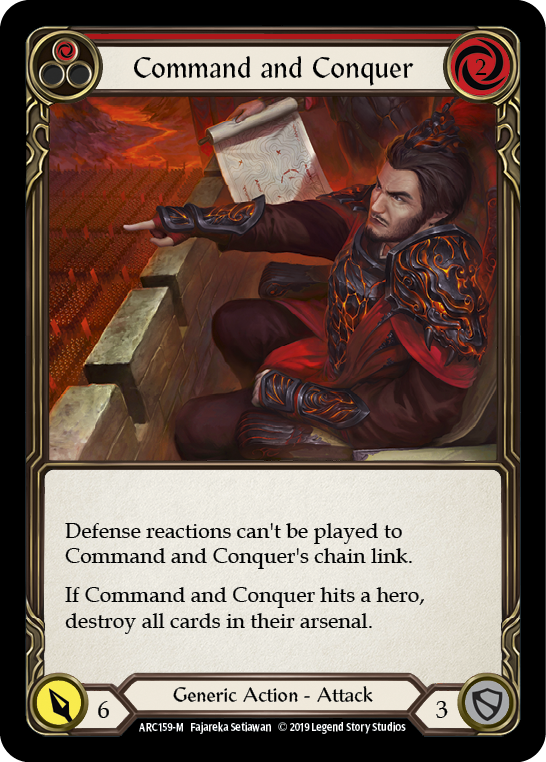 Command and Conquer [ARC159-M] (Arcane Rising)  1st Edition Normal | Shuffle n Cut Hobbies & Games