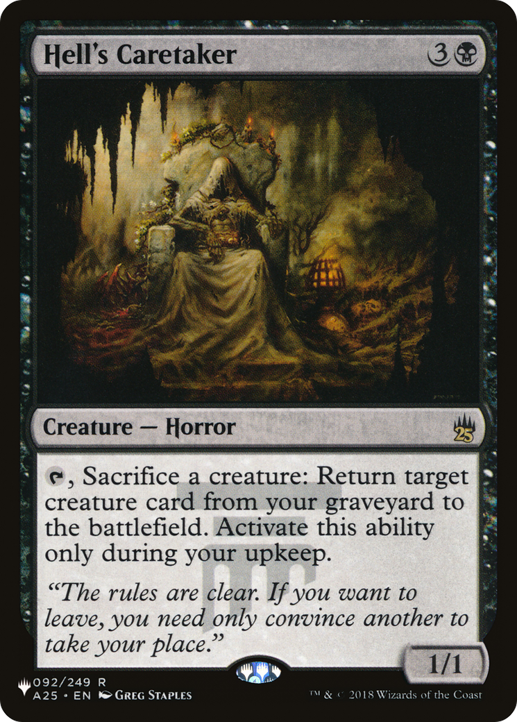 Hell's Caretaker [The List] | Shuffle n Cut Hobbies & Games