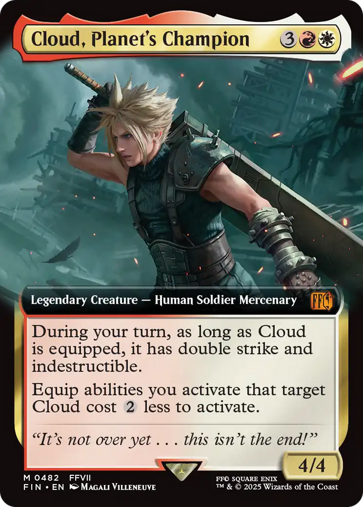 Cloud, Planet's Champion (Extended Art) [FINAL FANTASY] | Shuffle n Cut Hobbies & Games