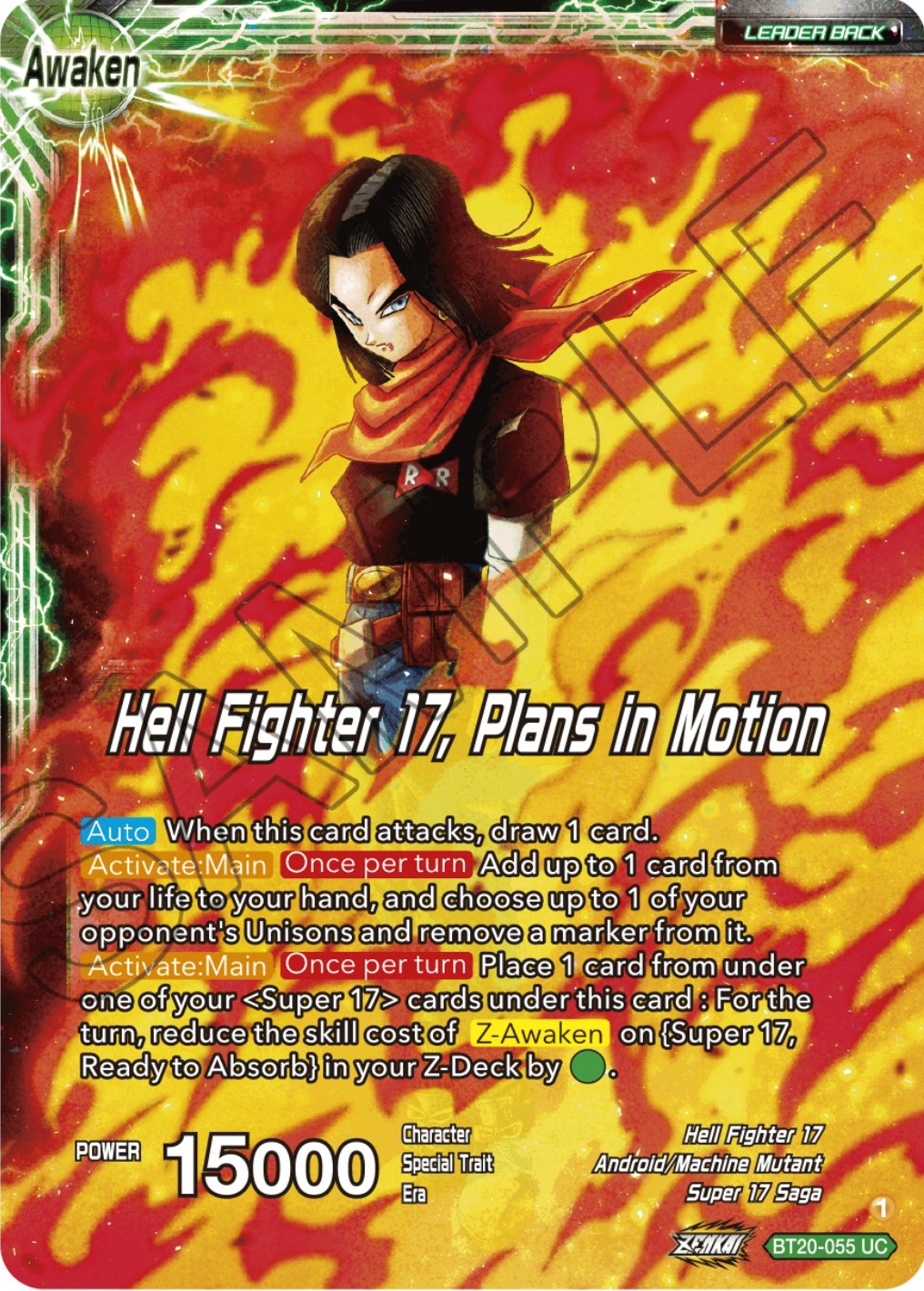 Android 20 & Dr. Myuu // Hell Fighter 17, Plans in Motion (BT20-055) [Power Absorbed] | Shuffle n Cut Hobbies & Games