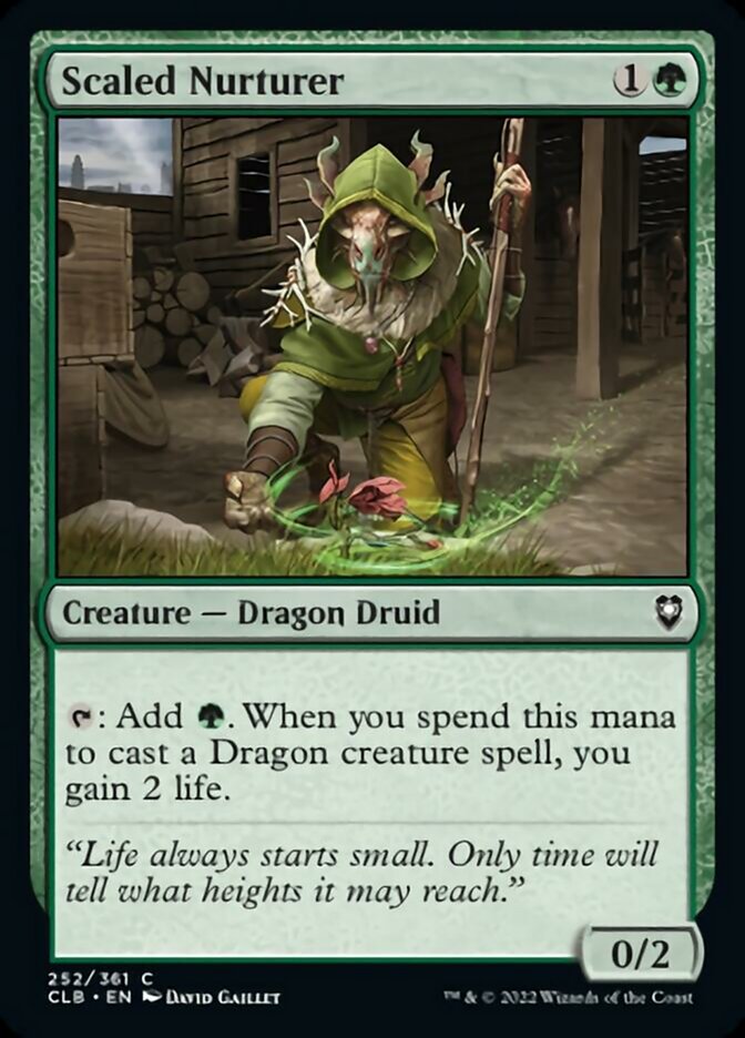 Scaled Nurturer [Commander Legends: Battle for Baldur's Gate] | Shuffle n Cut Hobbies & Games