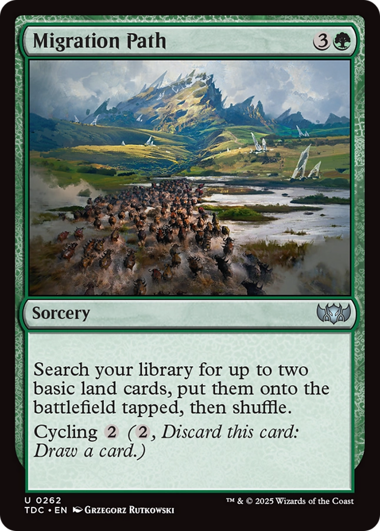Migration Path [Tarkir: Dragonstorm Commander] | Shuffle n Cut Hobbies & Games