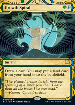 Growth Spiral (Foil Etched) [Strixhaven: Mystical Archive] | Shuffle n Cut Hobbies & Games