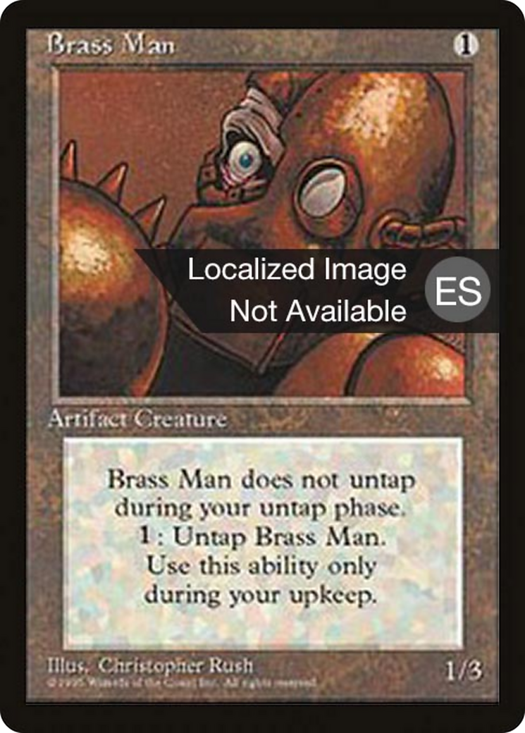 Brass Man [Fourth Edition Foreign Black Border] | Shuffle n Cut Hobbies & Games