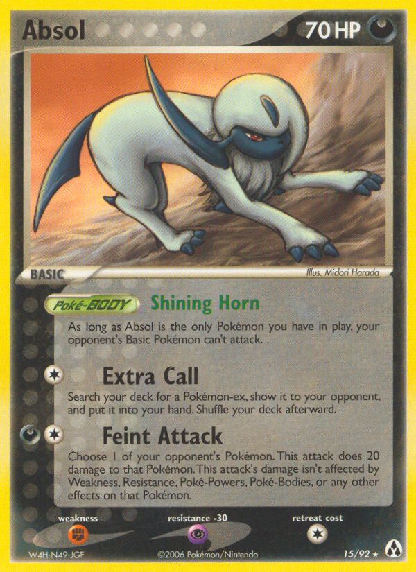 Absol (15/92) [EX: Legend Maker] | Shuffle n Cut Hobbies & Games