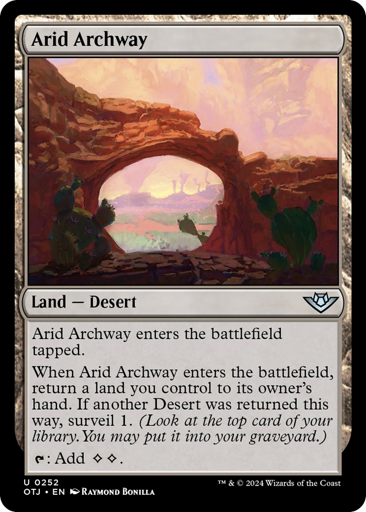 Arid Archway [Outlaws of Thunder Junction] | Shuffle n Cut Hobbies & Games