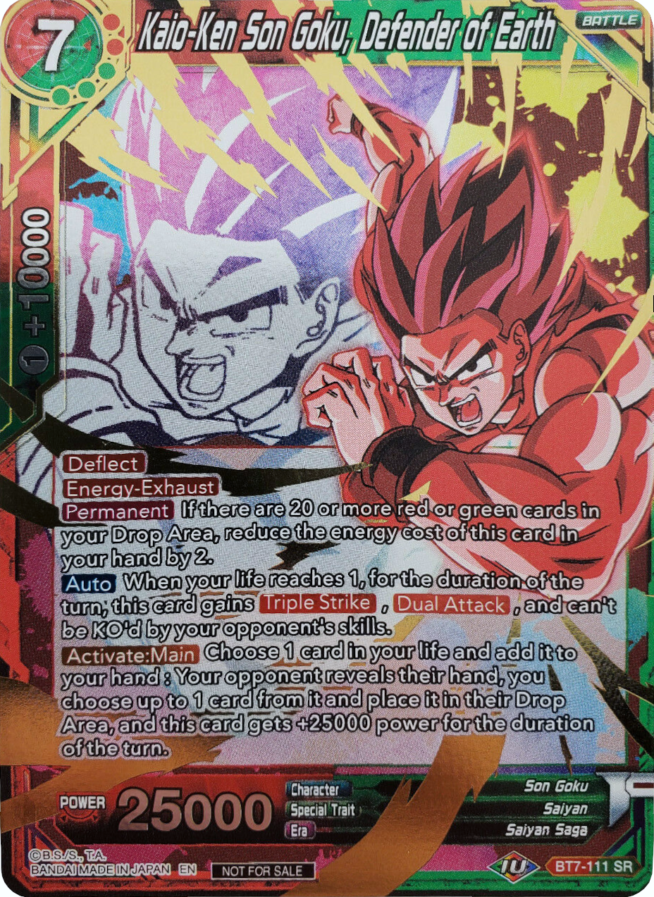 Kaio-Ken Son Goku, Defender of Earth (Event Pack 4) (BT7-111) [Promotion Cards] | Shuffle n Cut Hobbies & Games