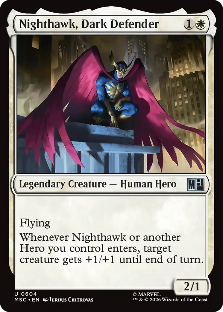 Nighthawk, Dark Defender [Marvel Super Heroes Commander] | Shuffle n Cut Hobbies & Games
