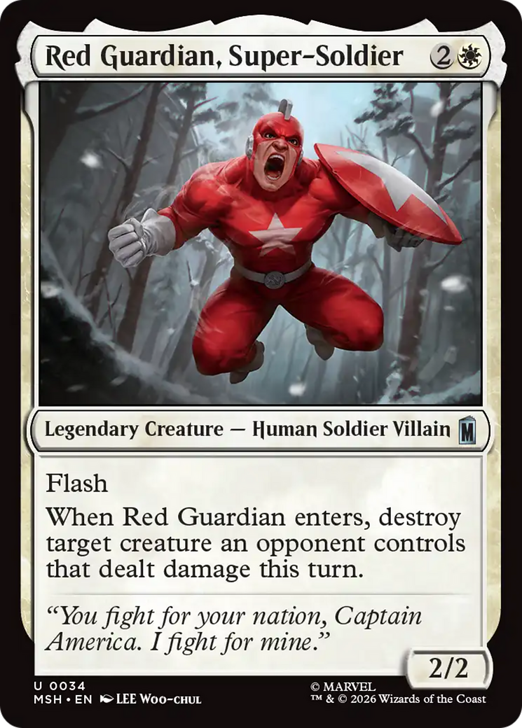 Red Guardian, Super-Soldier [Marvel Super Heroes] | Shuffle n Cut Hobbies & Games