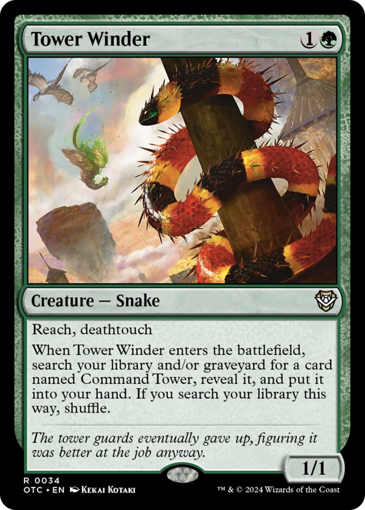 Tower Winder [Outlaws of Thunder Junction Commander] | Shuffle n Cut Hobbies & Games