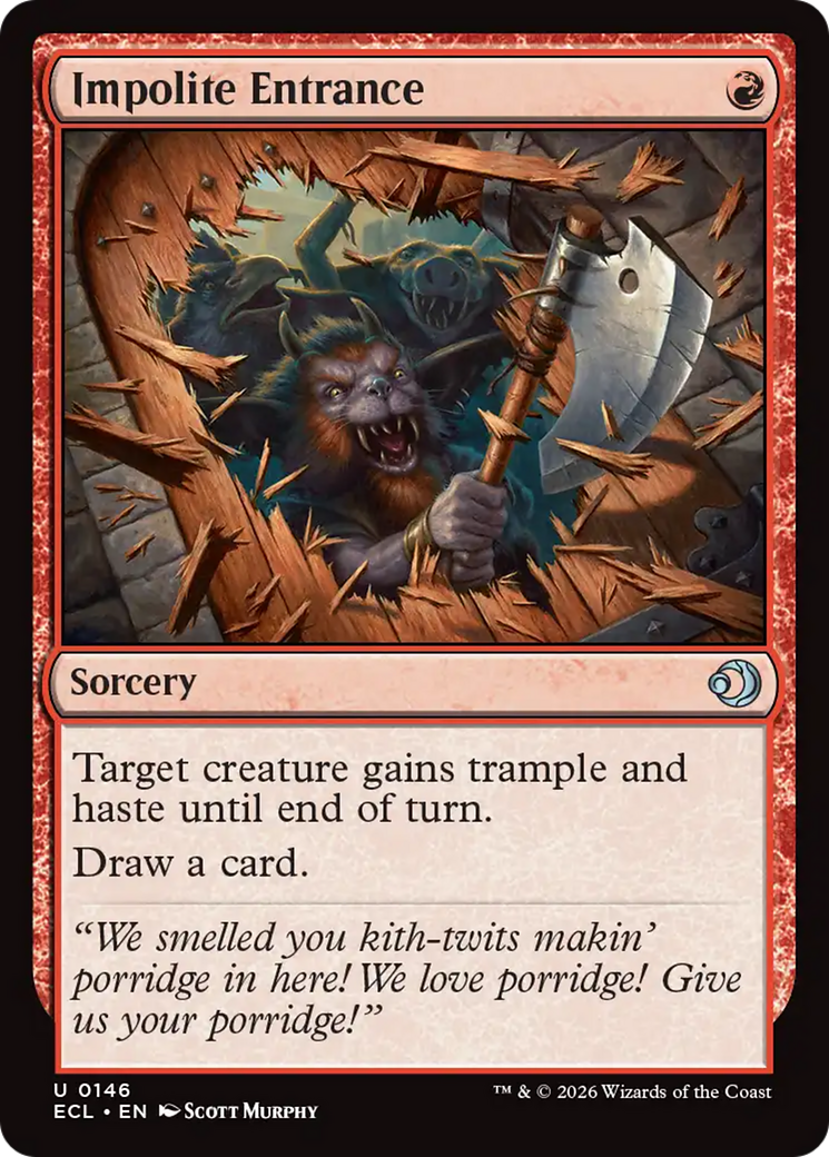 Impolite Entrance [Lorwyn Eclipsed] | Shuffle n Cut Hobbies & Games