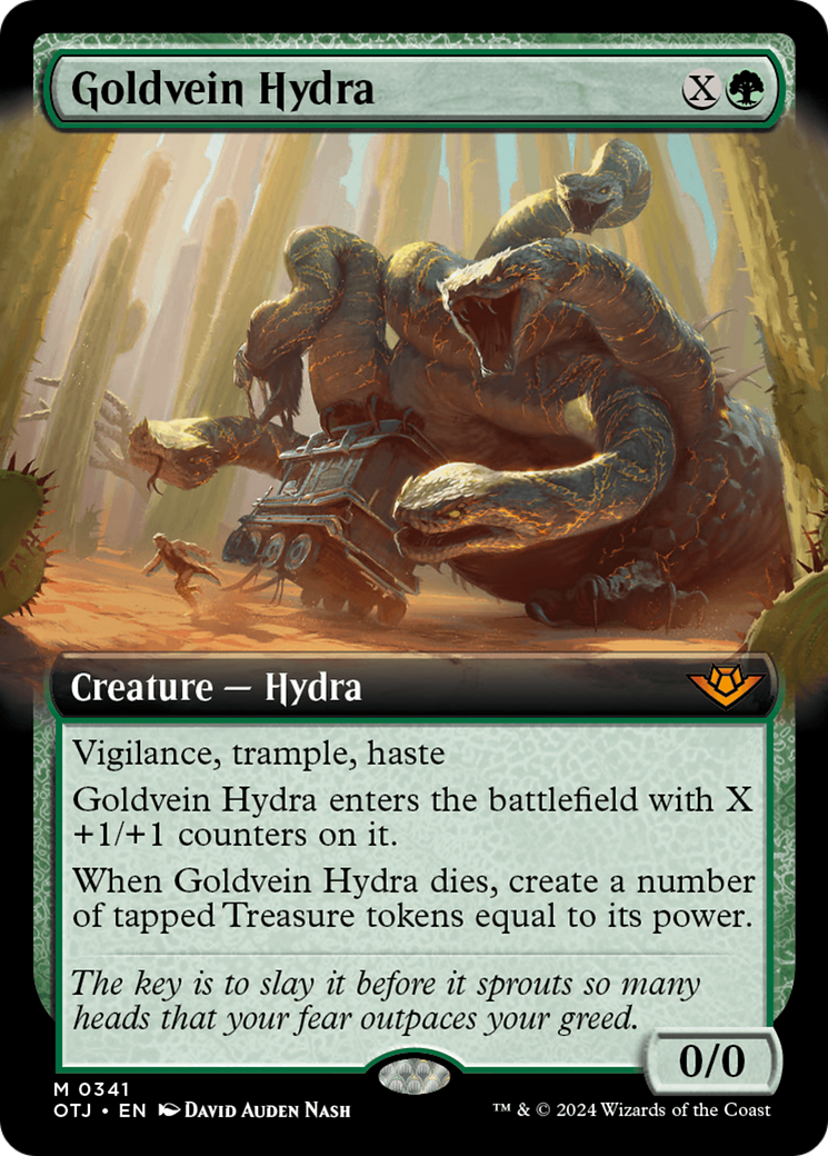 Goldvein Hydra (Extended Art) [Outlaws of Thunder Junction] | Shuffle n Cut Hobbies & Games