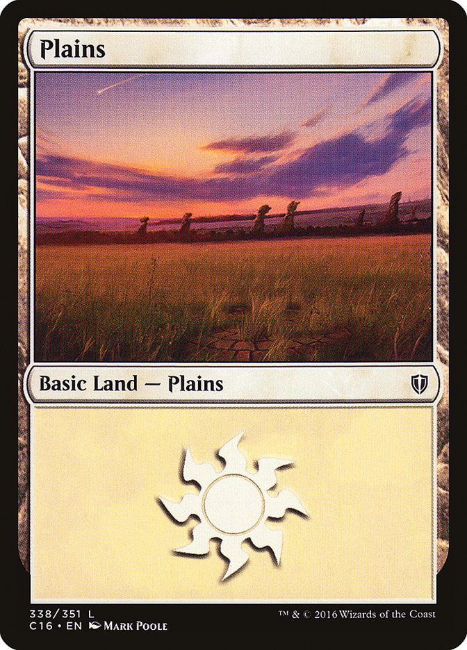 Plains (338) [Commander 2016] | Shuffle n Cut Hobbies & Games