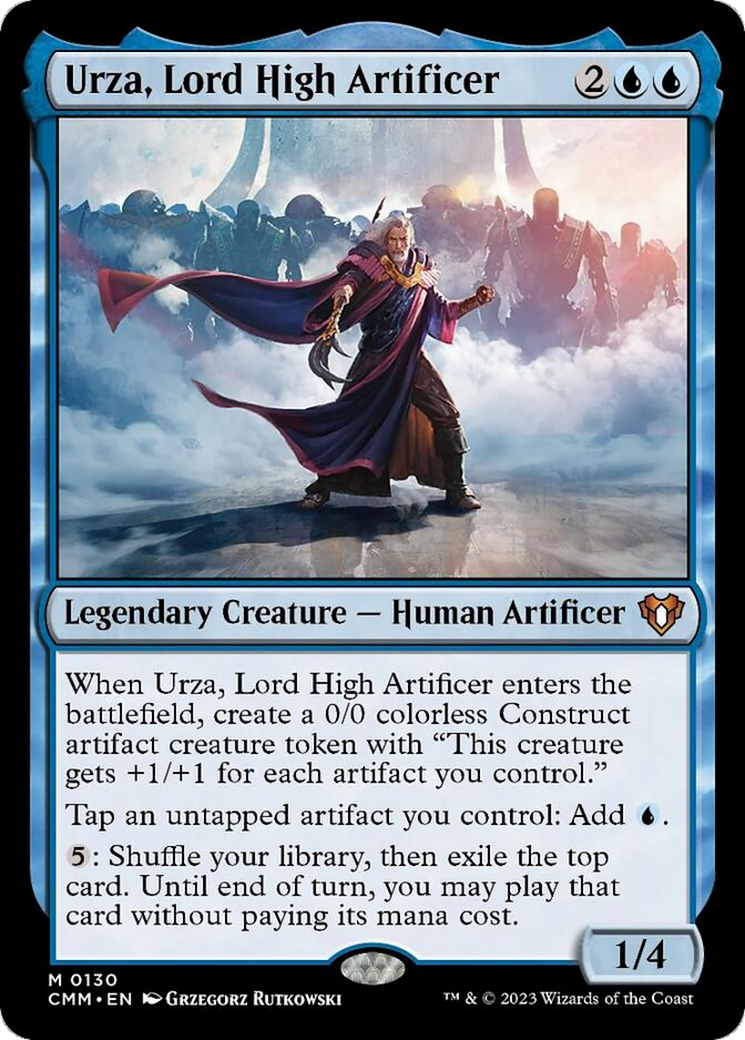 Urza, Lord High Artificer [Commander Masters] | Shuffle n Cut Hobbies & Games