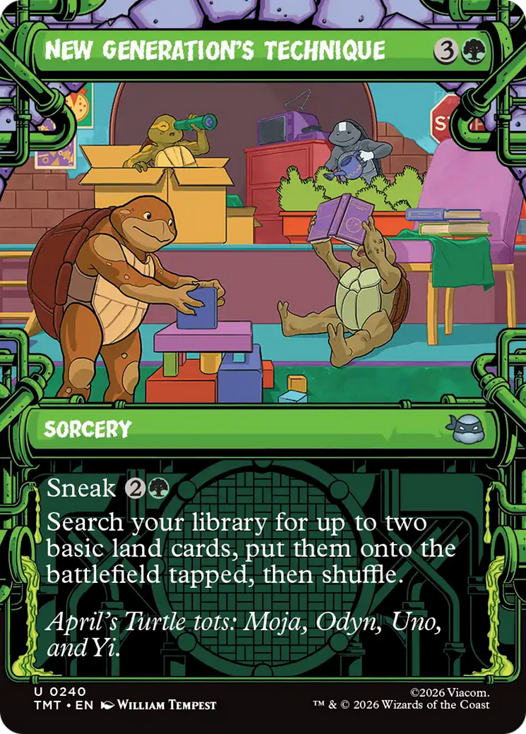 New Generation's Technique (Showcase) [Teenage Mutant Ninja Turtles] | Shuffle n Cut Hobbies & Games