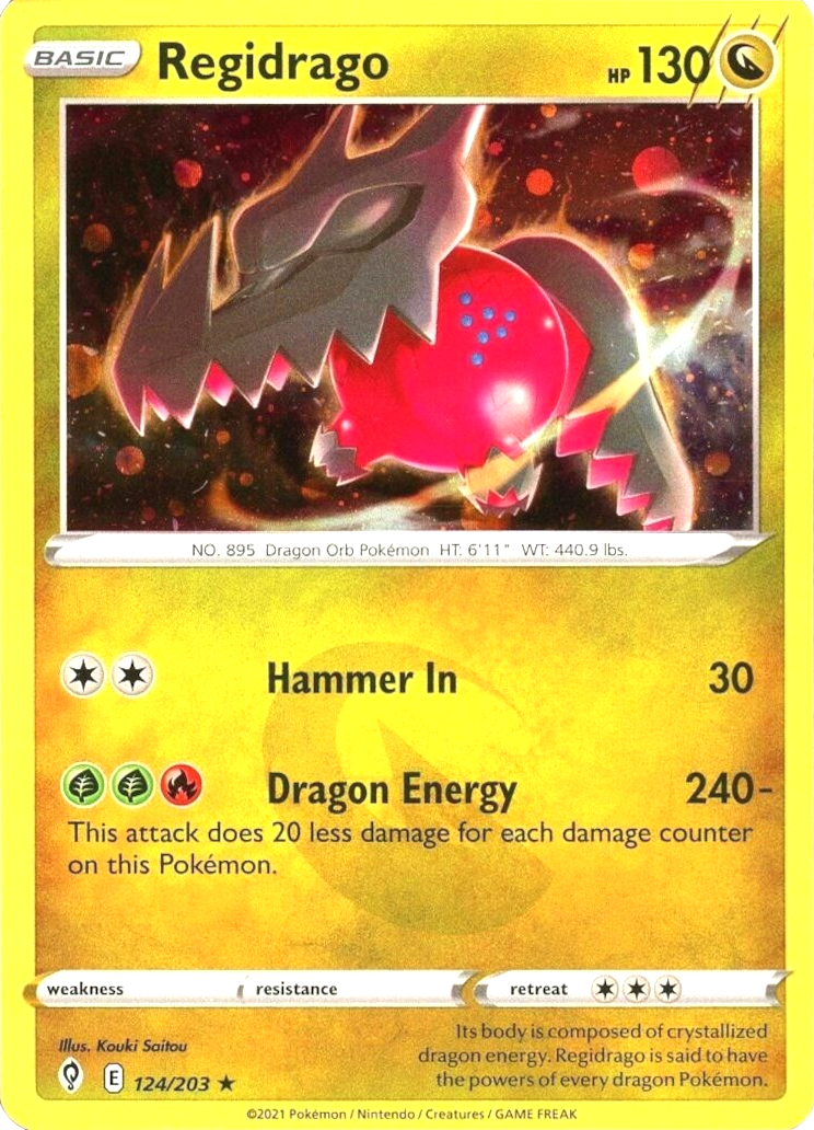 Regidrago (124/203) (Cosmos Holo) [Sword & Shield: Evolving Skies] | Shuffle n Cut Hobbies & Games