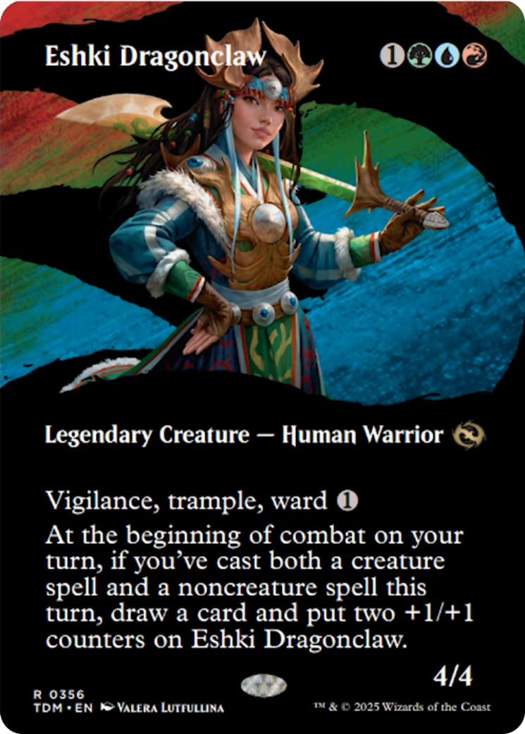 Eshki Dragonclaw (Borderless) [Tarkir: Dragonstorm] | Shuffle n Cut Hobbies & Games
