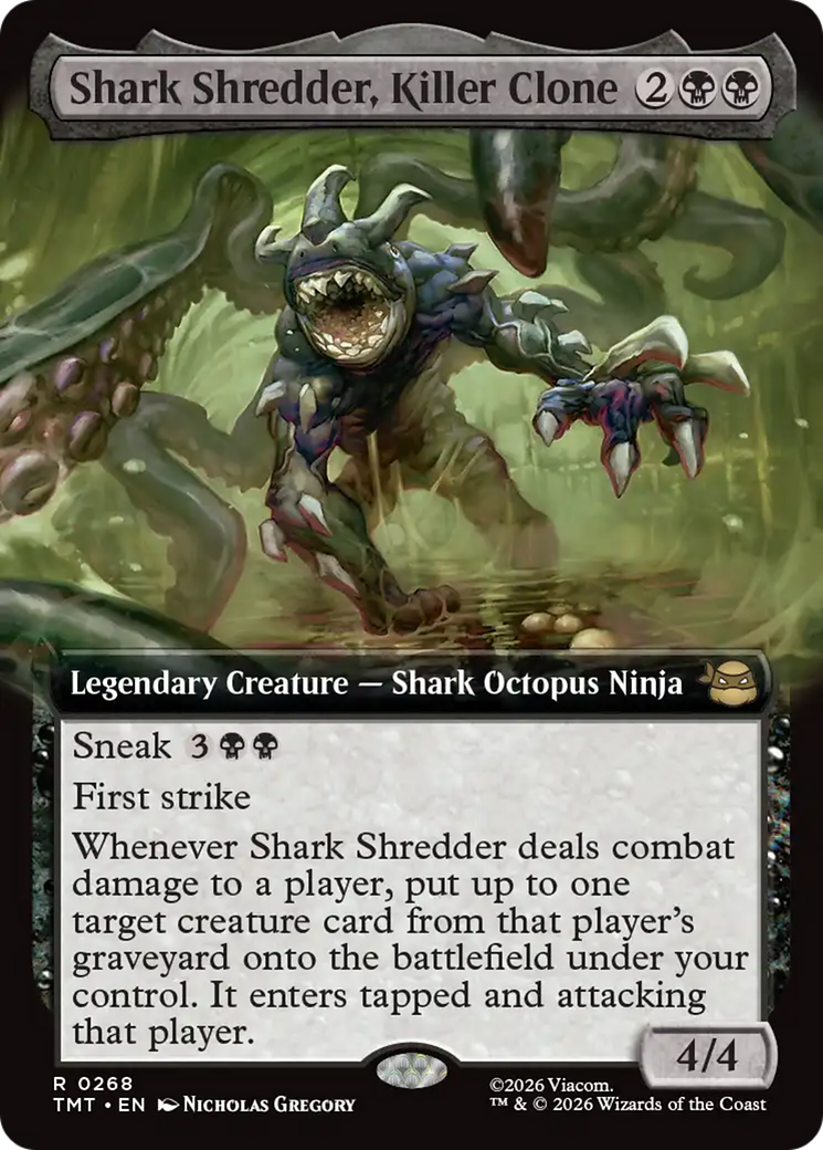 Shark Shredder, Killer Clone (Extended Art) [Teenage Mutant Ninja Turtles] | Shuffle n Cut Hobbies & Games